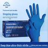 Food Grade Nitrile Disposable Gloves - Thick, Oil & Wear-Resistant, Non-Slip for Catering & Household Use