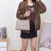 Light Luxury Crocodile Print Women's Bag Genuine Leather High-grade Texture Fashion All Simple Single Shoulder Crossbody Handbag