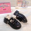 Princess shoes for girls2026Spring and autumn new collection of small leather shoes, single shoes, soft-soled shoes for students, perfect for pairing