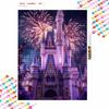 Disney Diamond Painting 5D DIY Enchanted Castle Diamond Painting Art Diamond Painting Kit Adult/Beginner Gift Idea Home Decor