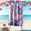 1pc Kpop Demon Hunters Beach Towel, A Vibrant Beach Towel Suitable for Outdoor Activities, Camping, Hiking