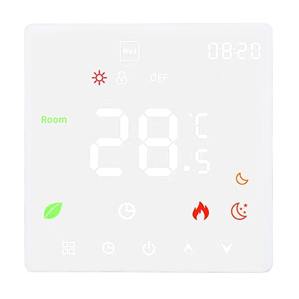 Smart Thermostat Touch Screen Programmable Floor Heating Thermostat for Gas Boiler Water Heater