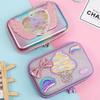Многофункциональный пенал Lezhiyuan Sequin для учеников начальной школы, пенал EVA в стиле Smiggle