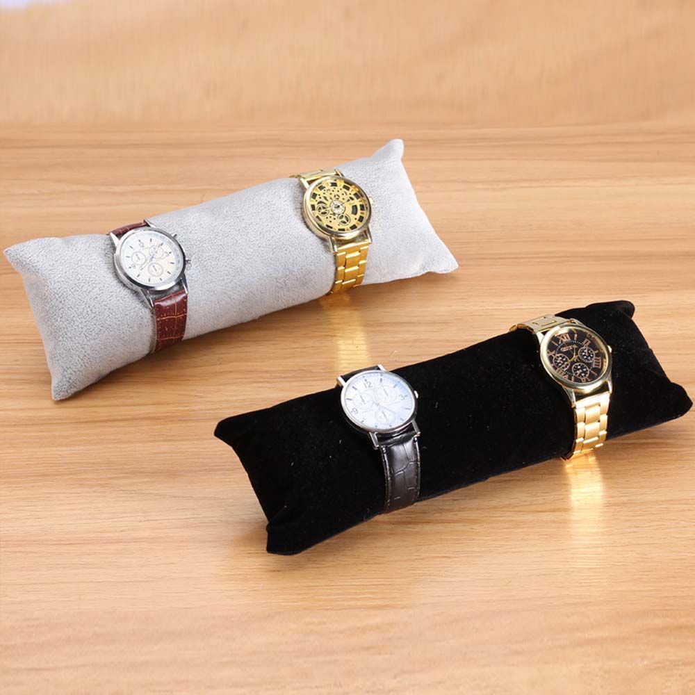 Jewelry Display Cushion Velvet Jewelry Organizer Display Pillow Bracelet Display Wristwatch Holder