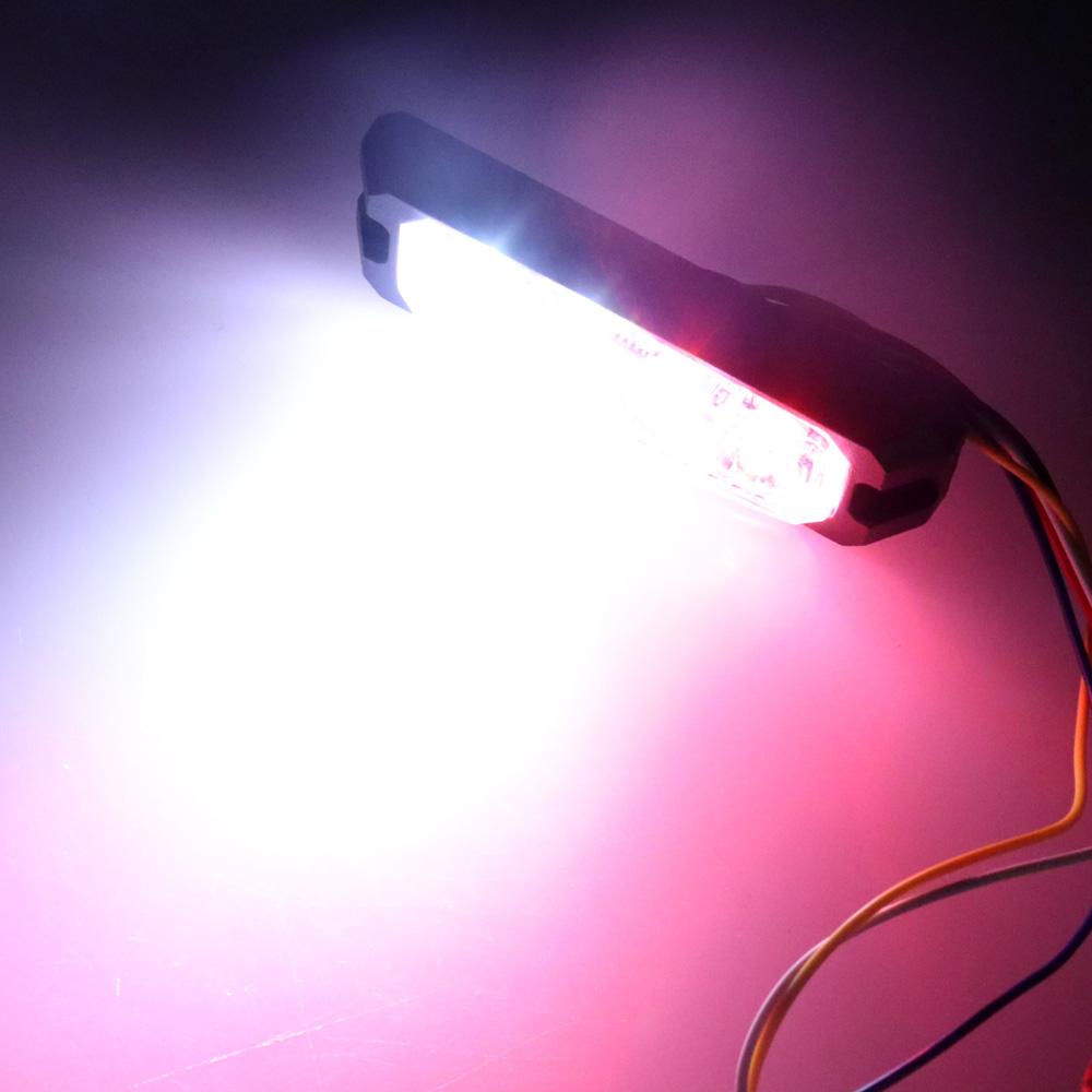 New 4LED Strobe Light 5-Wire Synchronization Function Truck Side Light Car Strobe High-power Warning Lamp Emergency Flash