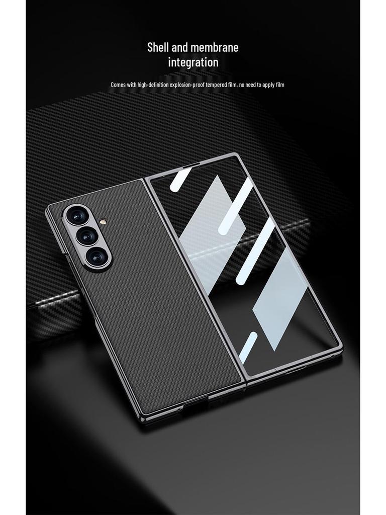 Высококачественный защитный чехол из ПУ-кожи Samsung Z Fold7 для мужчин