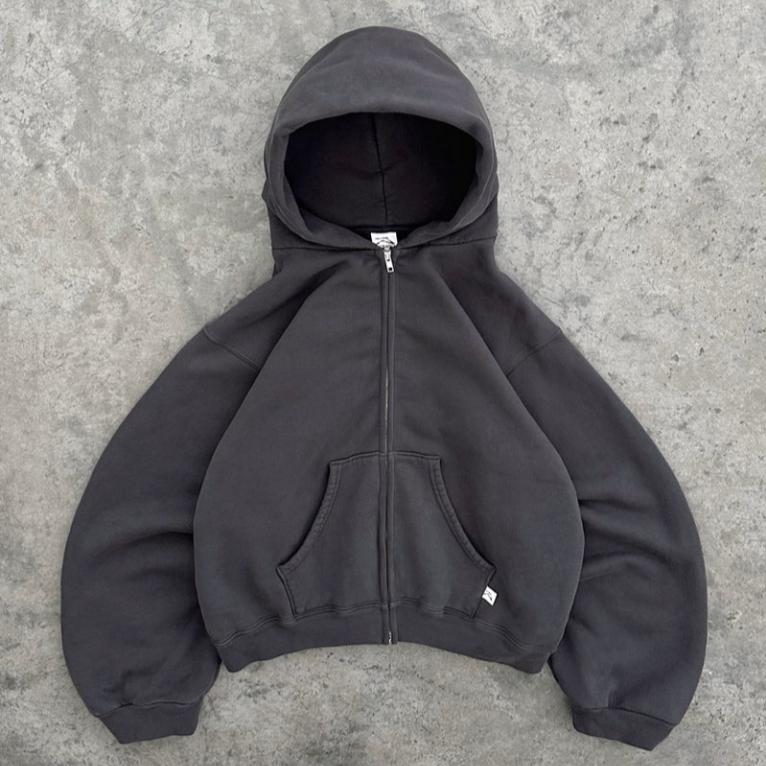 ZYLLO Американский Ретро Однотонные Худи Женские Мужские Осень Длинный Рукав Топы Худи Рубашка Уличная Одежда Хип-Хоп Пуловер Y2K Свитшот Новый