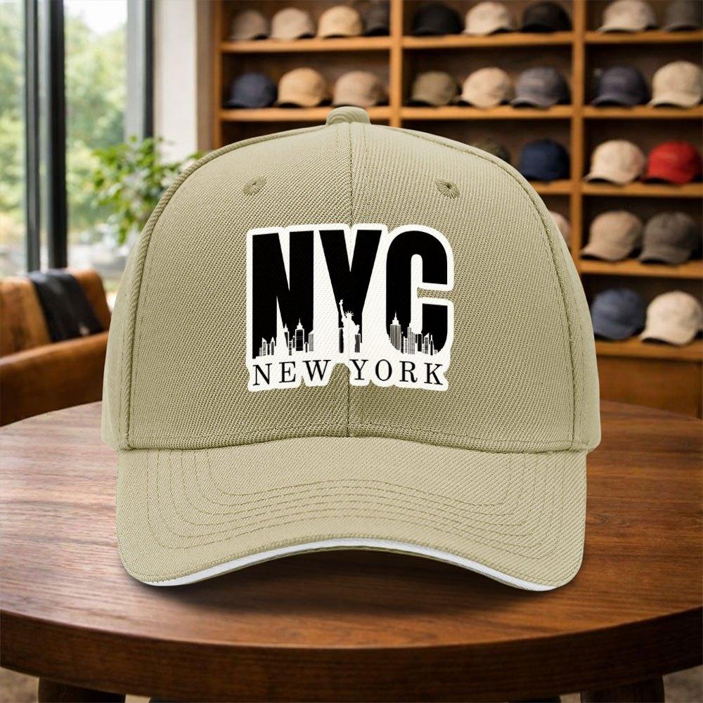 Nyc Casual Adjustable Baseball Cap For Men Multicolor Allseason Hiphop Street Style