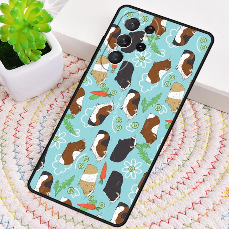 Морская свинка Хомяк Коллаж Силиконовый Чехол для Телефона Для Samsung Galaxy note 10 pro S26 S25 S24 S23 S22 S21 Plus S25Ultra Capa Чехол