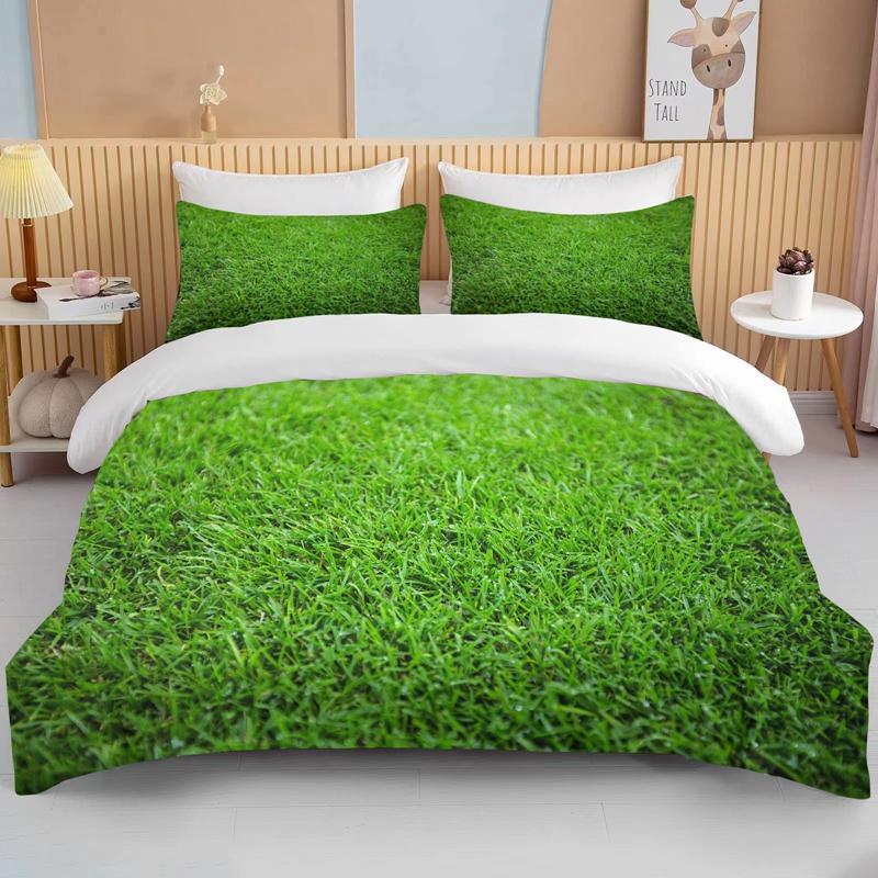 Постельное белье Nature's Meadow, комплект из 3 предметов, размер кинг, комплект постельного белья для двуспальной кровати из микрофибры или полиэстера, комплект для спальни