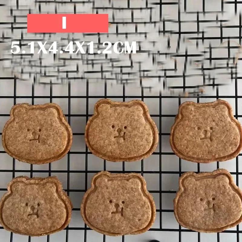 Милые Формы Животных Формочки-Штампы для Печенья Форма Медведь Рыба Выпечка Торт Печенье Пресс-Форма DIY Вечеринки Рождество Кухонные Принадлежности