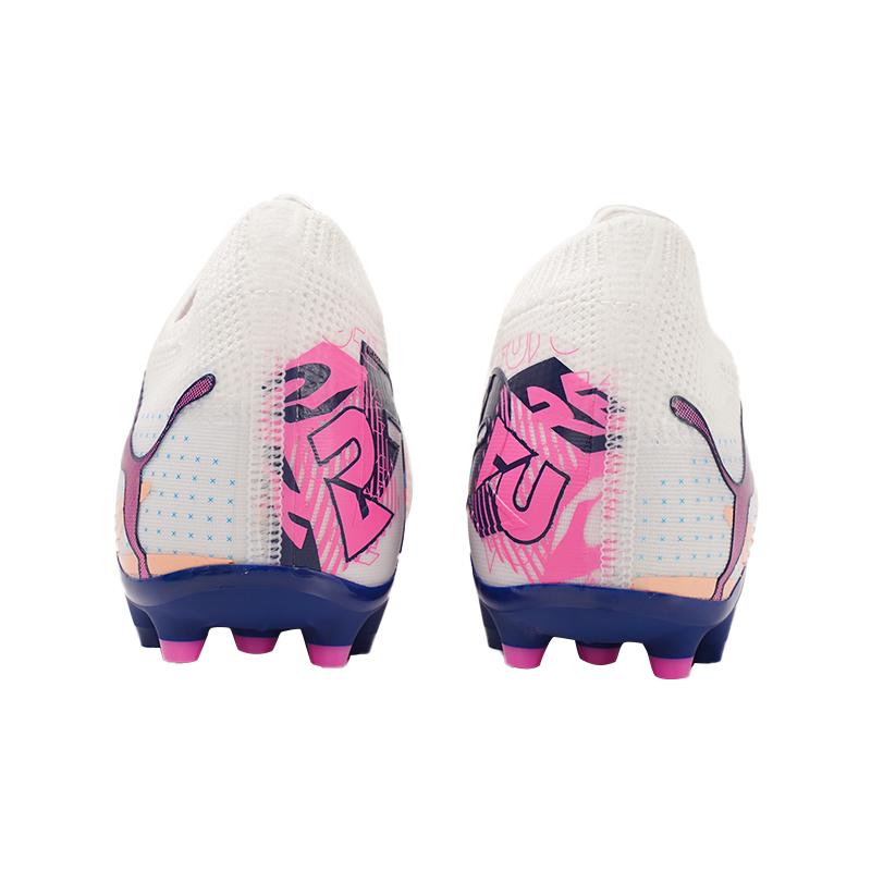 Puma Future 7 Матч Том. Up Mg Jr Удобные Универсальные Низкие Футбольные Кроссовки Детские кроссовки Белые 108181-01