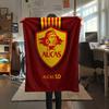 Ocas Sports Club  Print Flannel Blanket, High quality Comfortable for All Seasons, Home Decor, Warmth and Comfort