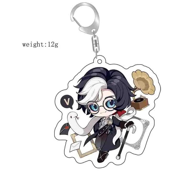 KeyChain из аниме Identity V Аполло Джозеф Дезольнье Грейс Маргарета Целле Мужской брелок для женщин Акриловый брелок-подвеска Подарки