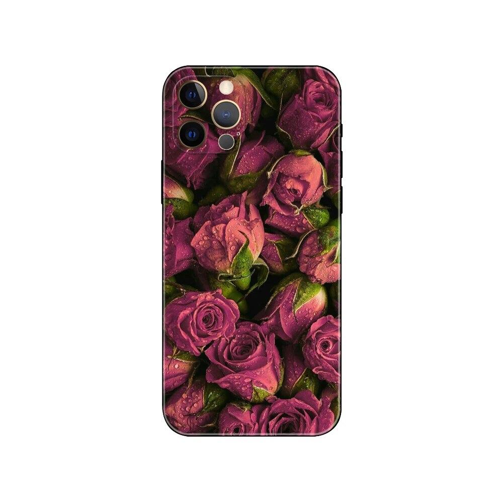 Чехол для телефона с цветущим растением для iPhone Samsung Galaxy Redmi Xiaomi Oppo OnePlus Note SA 7 8 9 10 11 12 13 14 20 21 22 23 53 54 Pro Max Ultra TPU Soft