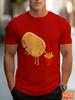 Funny Potato French Fries Graphic T Shirts For Unisex Fashion Summer Short Sleeve 3D Printed Tshirts Casual Oversized Kids Tees