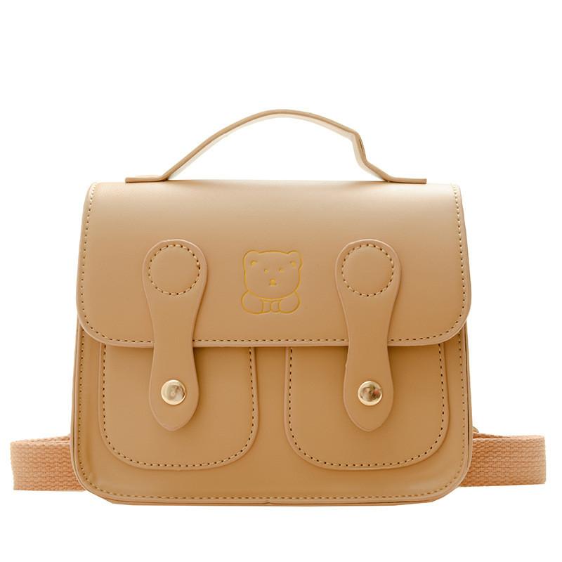 Сумка Медведь Детский Повседневный Рюкзак Материал ПУ С Ударопрочным И Дизайном Легкий