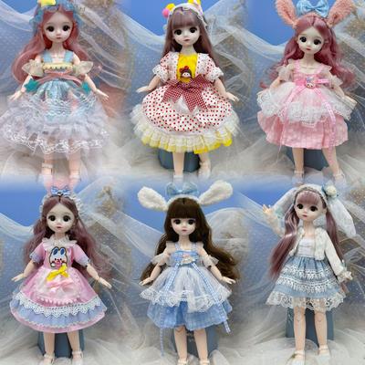 30 см Милая Кукла Наряжаться 6 Шарнирная BJD Кукла Кукла Дети Девочка Подарок на День Рождения Игрушка