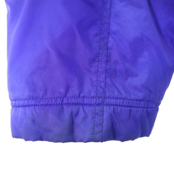 Nike 90-е 00-е Белый ярлык Старая вышивка большого логотипа Куртка для бейсбола Нейлон Капюшон Мужская Б/У