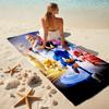 1pc S-Sonic (2) Beach Towel, Comfortable and Thick, and Swimming/Bath/Picnic/Camping Towel, Suitable for Seaside Beaches