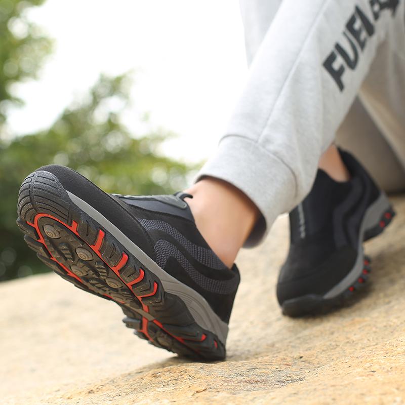 Модная мужская повседневная обувь для улицы, кроссовки для активного отдыха, альпинизма, мягкие и удобные беговые кроссовки, замшевая кожа, нескользящая обувь для ходьбы