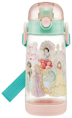 Skater Бутылка для воды 480 мл Disney Princess 23 One Push Plastic Girls PDDR5 Детская