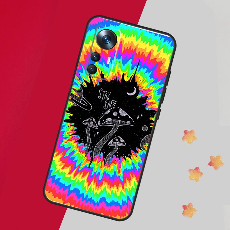 Weird Trippy Mushroom For POCO F5 X3 X5 Pro F3 F4 M5s X4 GT Case For Xiaomi 13 14 Pro 11T 12T 13T Pro 12 Lite 12X