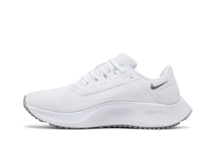 Nike Air Zoom Pegasus 38 White Metallic Silver (Women's)
