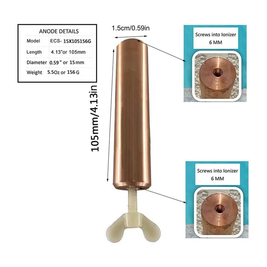 Copper Pool Ionizer Solar Pool Ionizer Floating Pool Ionizer Water Cleaner Water Purifier With Multi-Color LED Lights For Pool