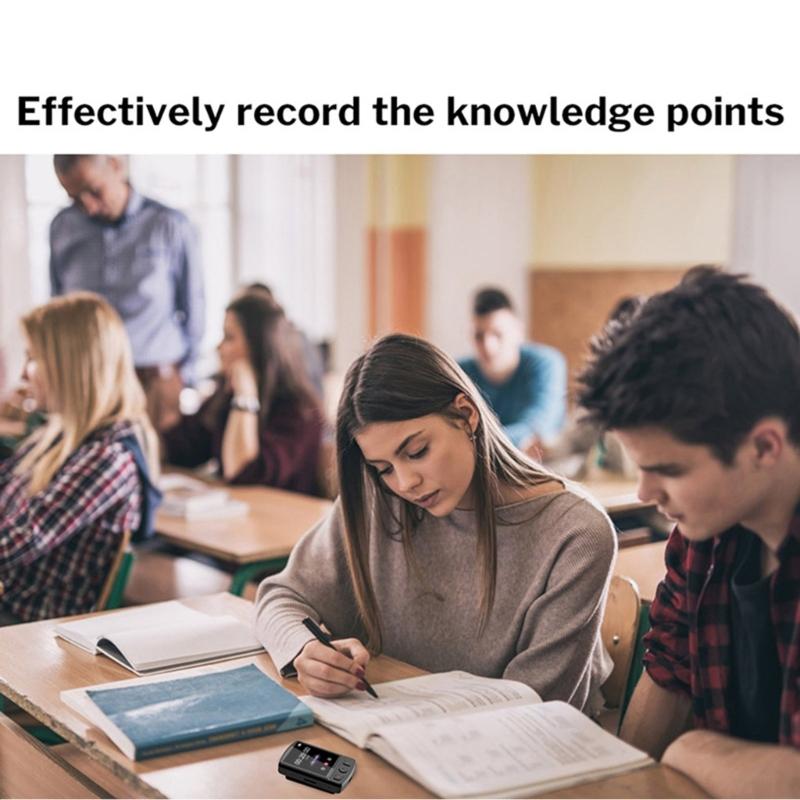 MP3-плеер с экраном 1,8 дюйма, совместимый с Bluetooth 5.0, со встроенным динамиком, поддержка FM-радио