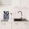 GLASS PROTECTIVE PLATE FOR INDUCTION 40x52 ZEBRA