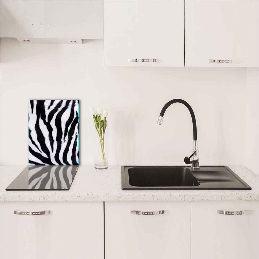 GLASS PROTECTIVE PLATE FOR INDUCTION 40x52 ZEBRA