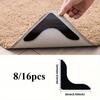 8/20Pcs L-type Non-slip Carpet Sticker Is Suitable for Living Room Dining Room Bathroom Tiles and Wood Floors To Prevent Movement and Sliding