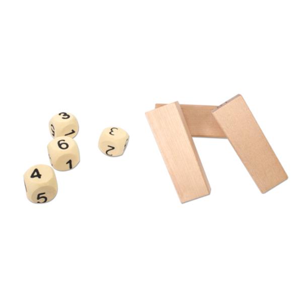Oz Toy деревянная игра Jenga высокого класса 48p, разные цвета