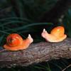 Decoration Micro Landscape Succulent Snail Model Resin Craft Miniature Figurine Snail Ornament