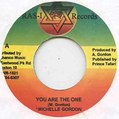 Пластинка 7 дюймов MICHELLE GORDON - You Are The One RAS I 2003 Ямайка Регги, Ска и Даб