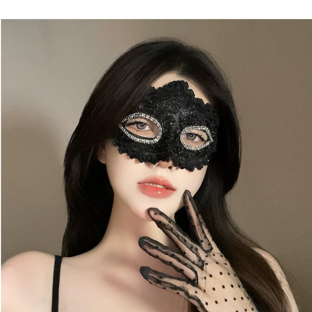 Маска-шар для влюбленных, полумаска для лица, праздничная маска с кружевным узором для вечеринки, маска для взрослых и детей, маска для глаз