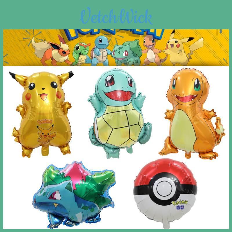 Premium Quality Pokemon Balloons Made From Durable Aluminum