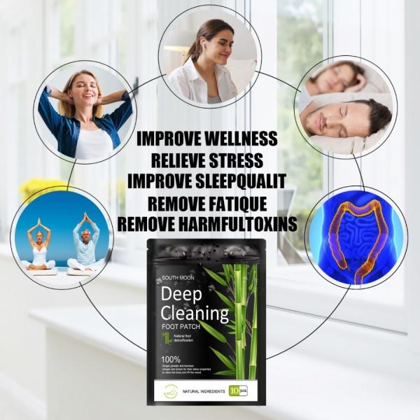 Detox Foot Patches Natural Cleansing Foot Pads for Deep Cleansing Body Toxins YSL