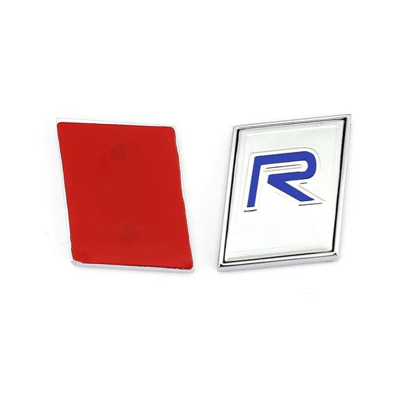 3D Metal R Design AWD Moose Test Logo Emblem Badge Decals Car Sticker for Ocean V40 V60 V90 XC60 XC90 XC40 S60 S90 S80 C30