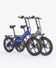 Hillmiles Mile 2 Складной электрический велосипед для городской езды 36V13Ah Аккумулятор 250W Двигатель 150KG Макс. Нагрузка 20-дюймовые колеса Электровелосипед для взрослых