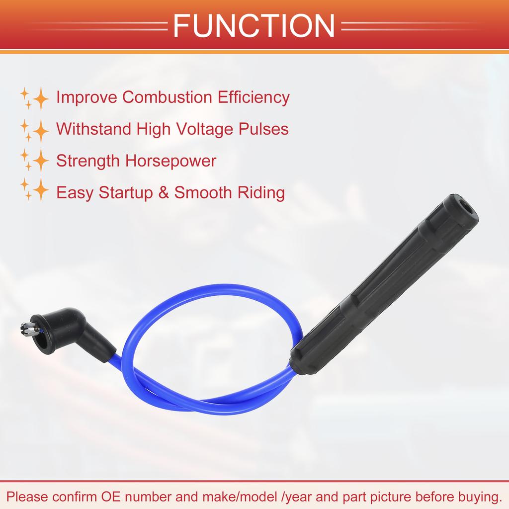 UXCELL 6pcs Spark Plug Wire Ignition Coil Cable No.224500W025 for Nissan Frontier 3.3L