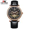 TEVISE New Temperament Thin Mechanical Watch Men's Calendar Large Dial Watch