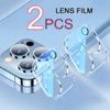 2 шт. 2 шт. для iPhone 14 Pro Max 14Plus 14, полное покрытие объектива камеры, защитная пленка из закаленного стекла для экрана iPhone 13 Pro Max 12 Mini 11 Pro