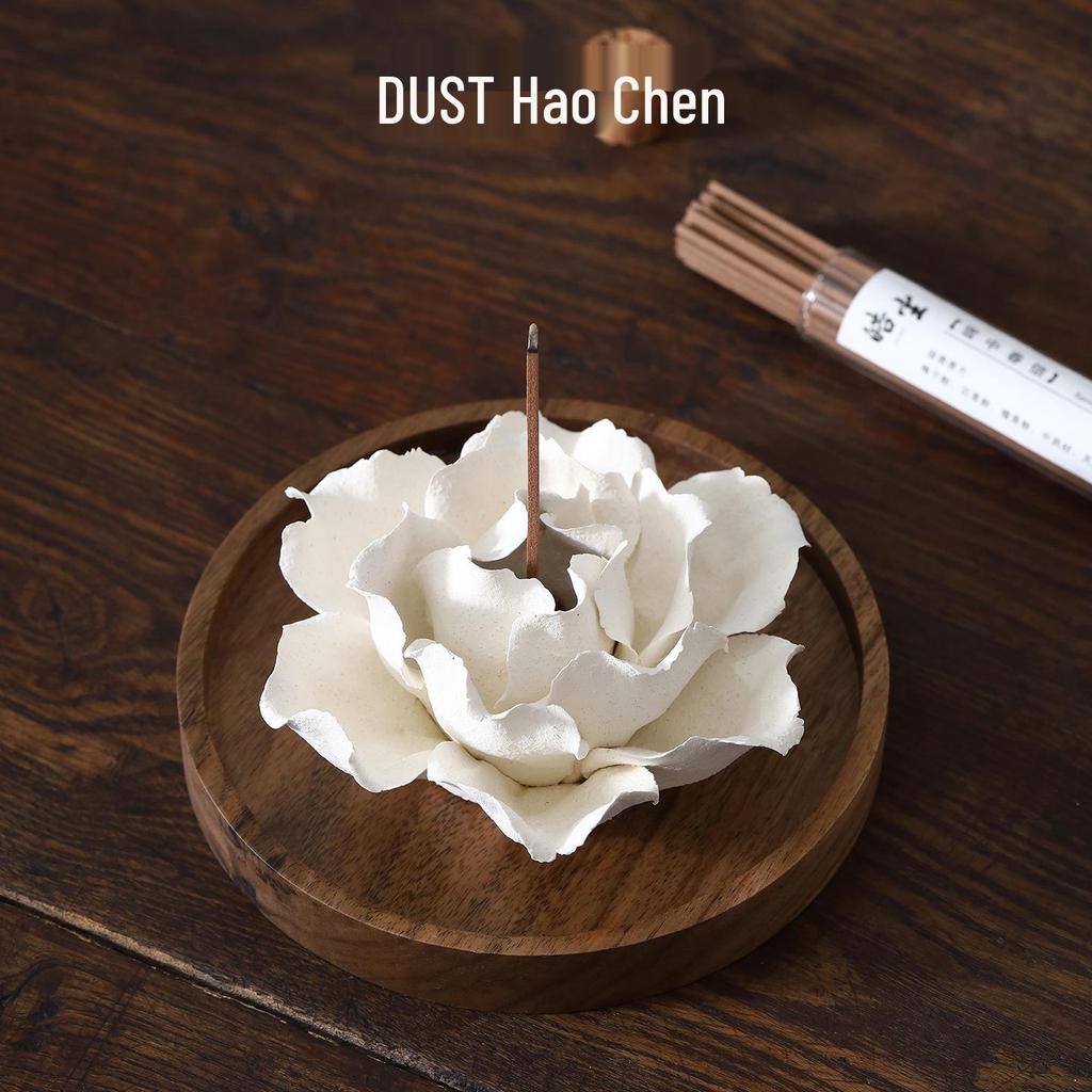 Керамический Держатель для благовоний в виде цветка, ручная работа - Китайский Аромадиффузор, Сувенир