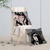 Horror Anime Tomie Junji Ito Manga Decorative Room Aesthetics Pillow Case Home Decor Bedroom Sofa Bed Couch Pillow Cover 45x45