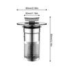 Sink Drains Filter Bathroom Pop-Up Sink Filter Plug Stopper Wash Basin Hair Catcher Sink Strainer Stopper Kitchen Accessories
