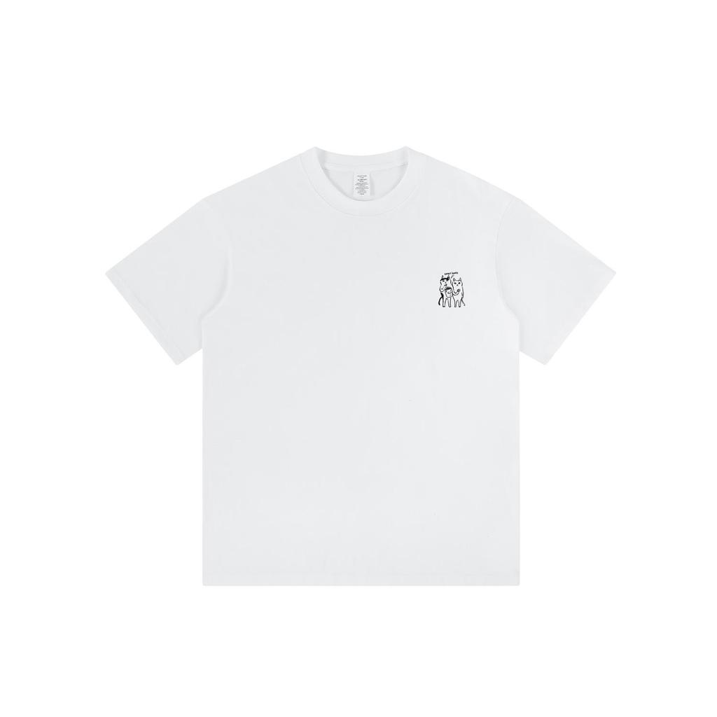 Unisex Cotton Round Neck Short Sleeve T-Shirt: Versatile Loose Fit for Summer