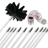 Nylon Soot Flue Sweeping Brush Chimney Sweep Kit Rod Kit