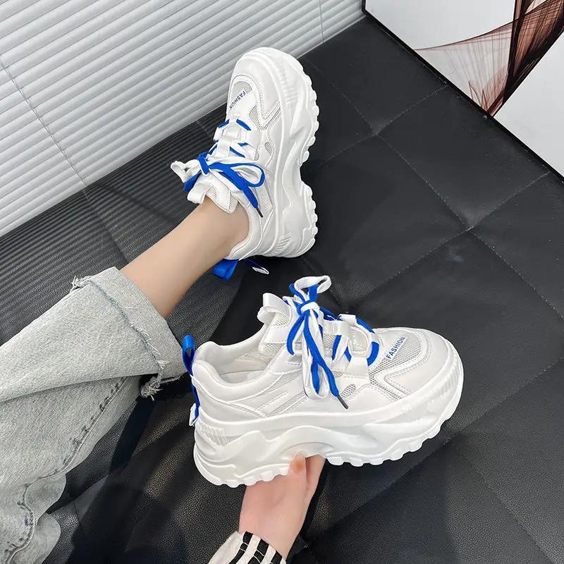 Fashion Fashion Women Sneakers New Women's Vulcanized Shoes Thick Bottom Slip On Female Women Shoes Plus Size